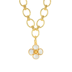 Berry Clover Double Sided Pendant