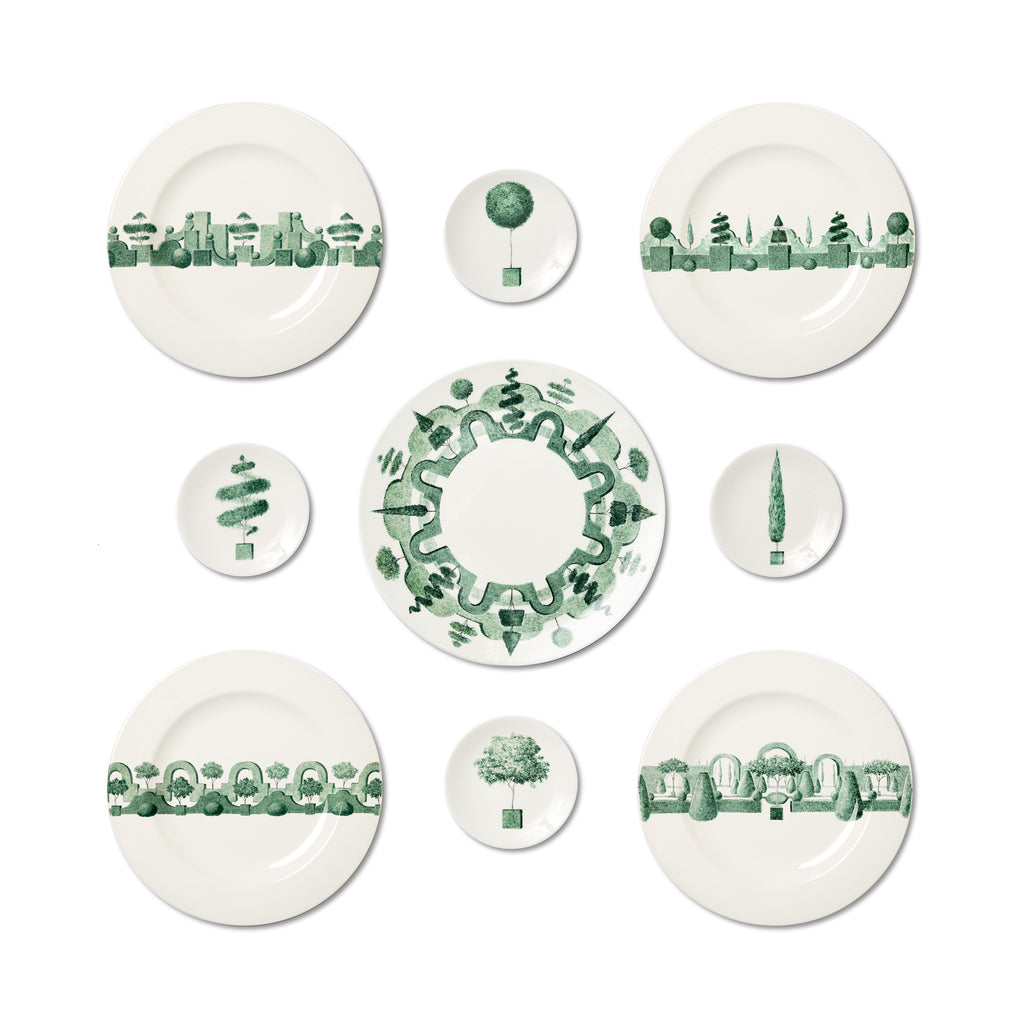 Jardin á L'Italienne Bread Plate 03
