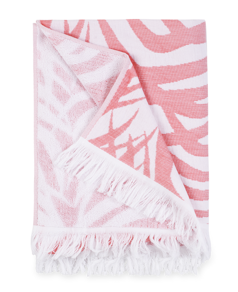 Matouk Schumacher Zebra Palm Beach Towel Over The Moon