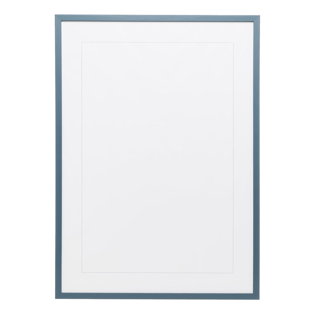 Petrol Blue Wood Picture Frame A2