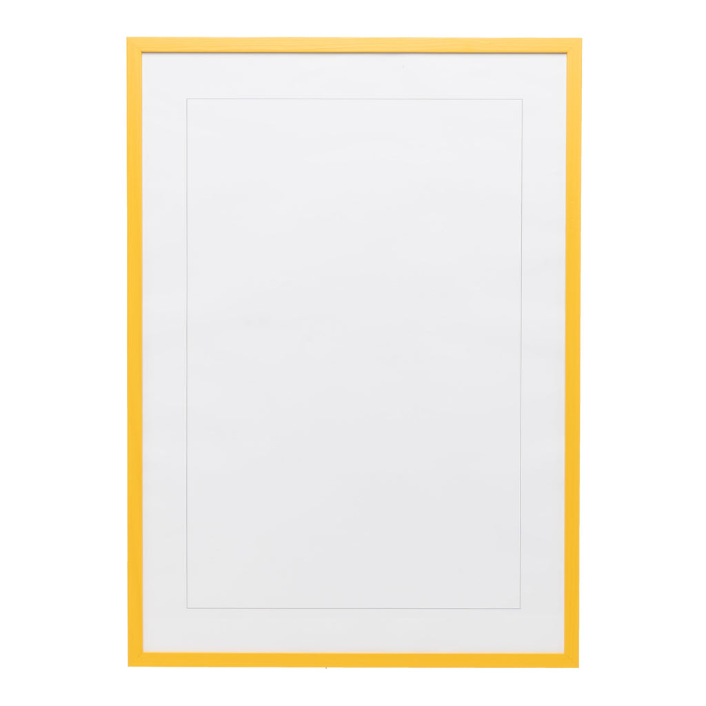 Naples Yellow Wood Picture Frame A2