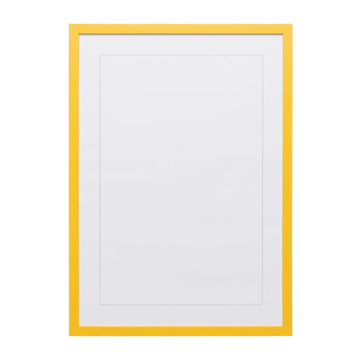Naples Yellow Wood Picture Frame A3