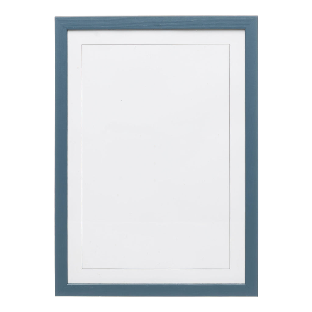 Petrol Blue Wood Picture Frame