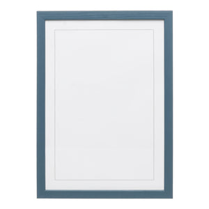 Petrol Blue Wood Picture Frame