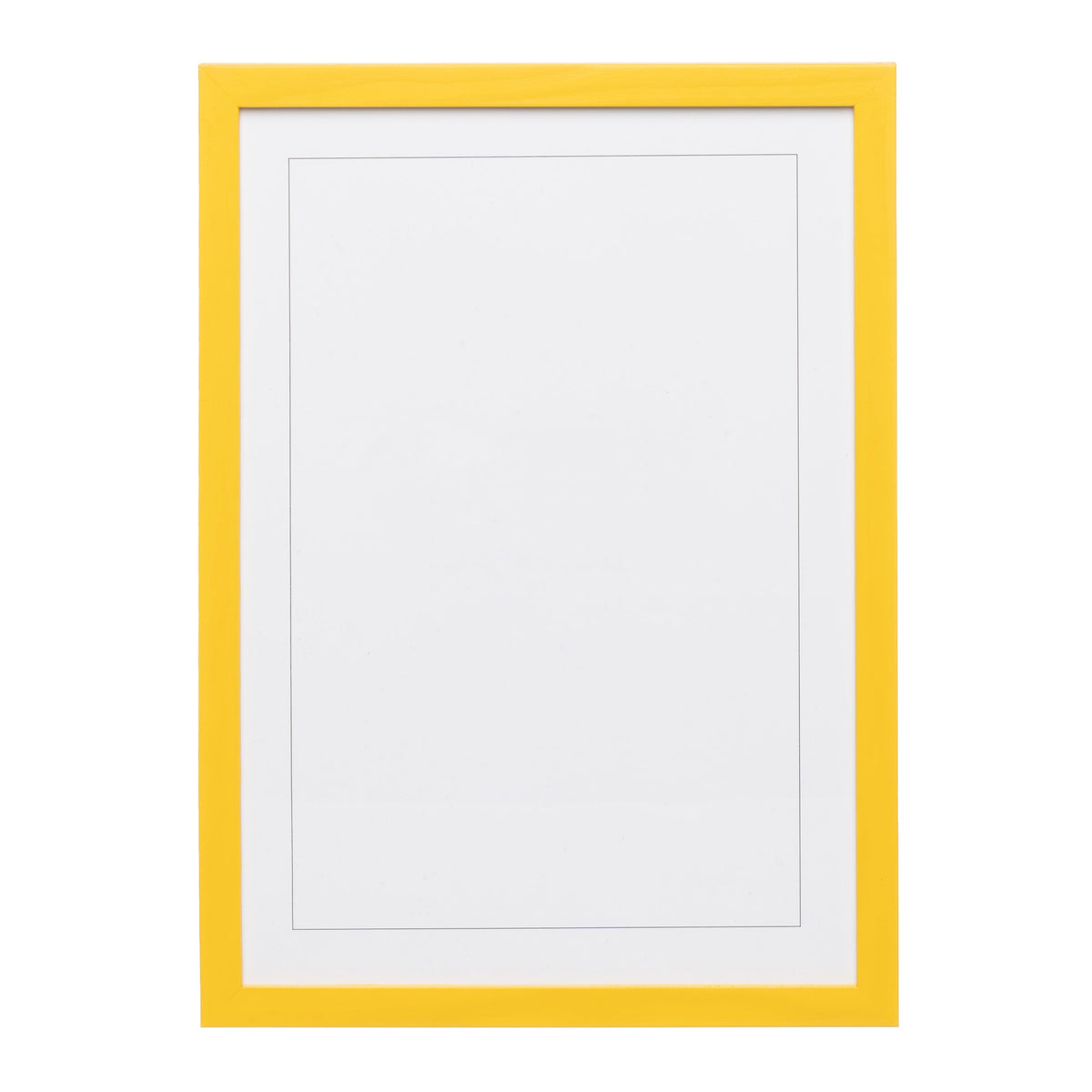 Naples Yellow Wood Picture Frame A4