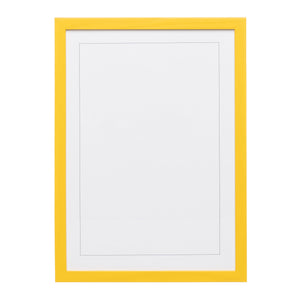 Naples Yellow Wood Picture Frame A4