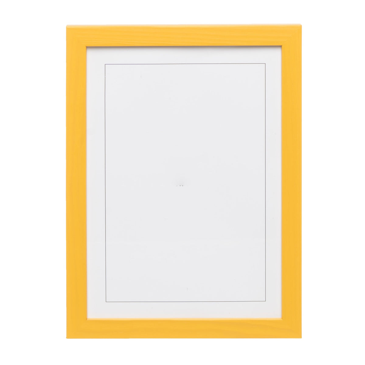 Naples Yellow Wood Picture Frame
