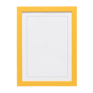 Naples Yellow Wood Picture Frame