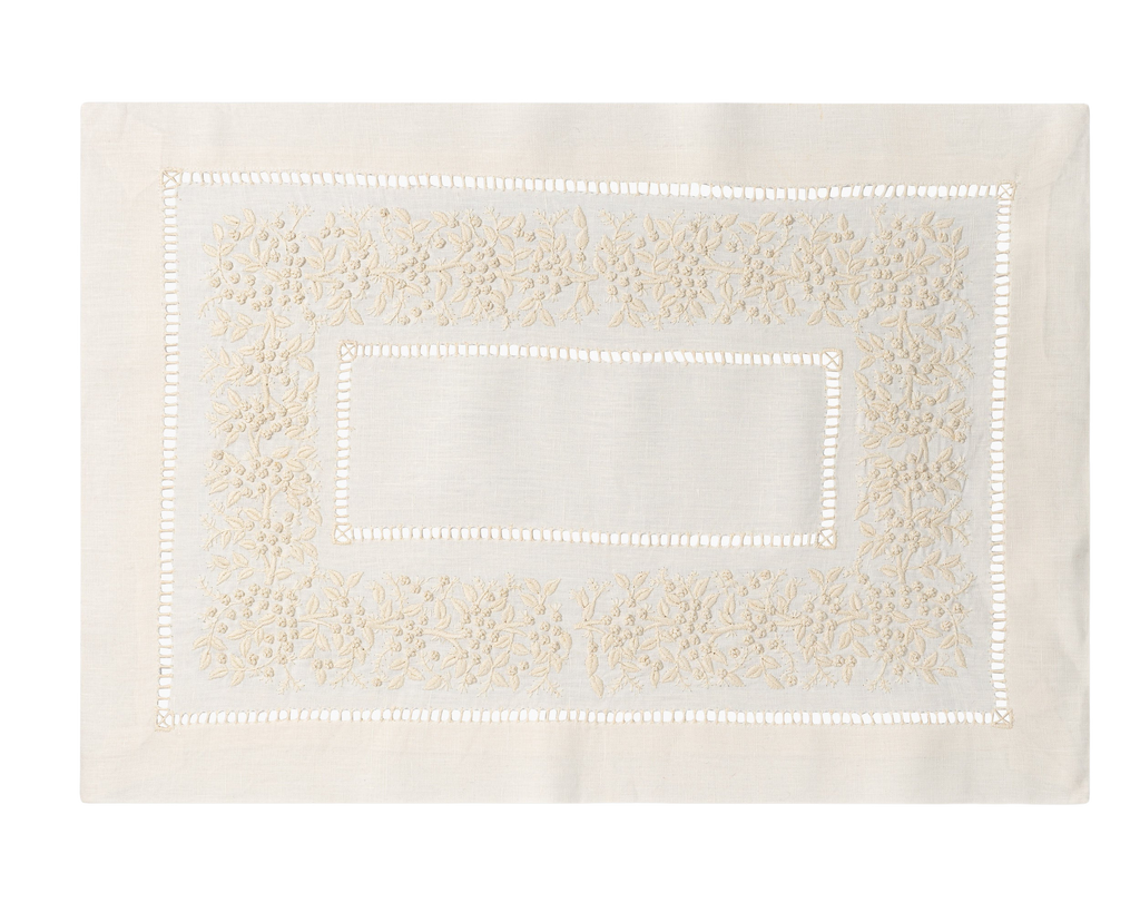 Jardin Monochrome Placemat in Six Colors