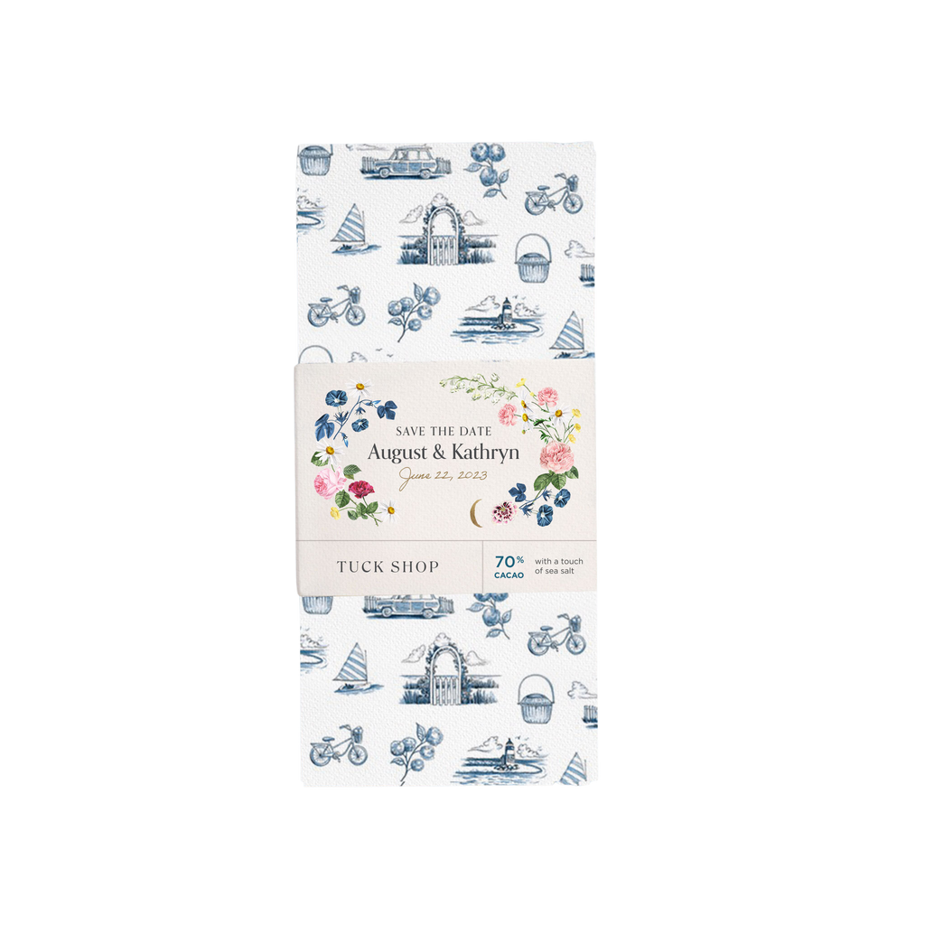 OTM Exclusive: Set of Personalized Nantucket Dark Chocolate Bars