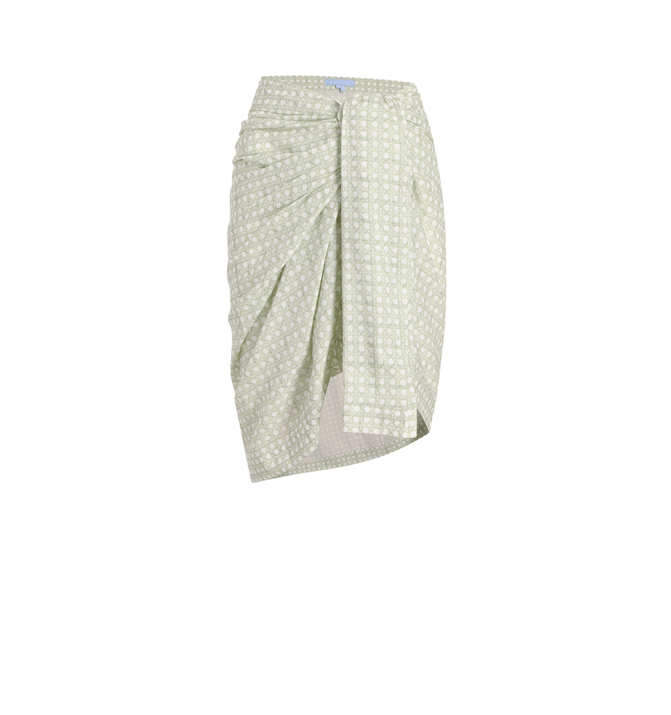 The Josie Pareo in Green Basketweave