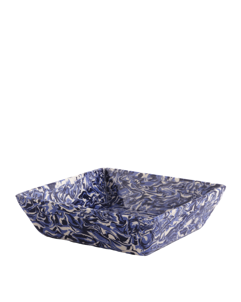 Marbled Vide Poche in Blue