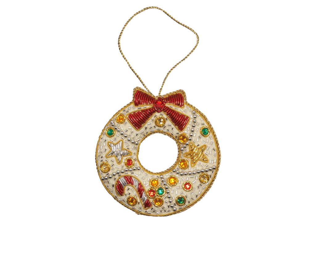 Ribbon Wreath Ornament