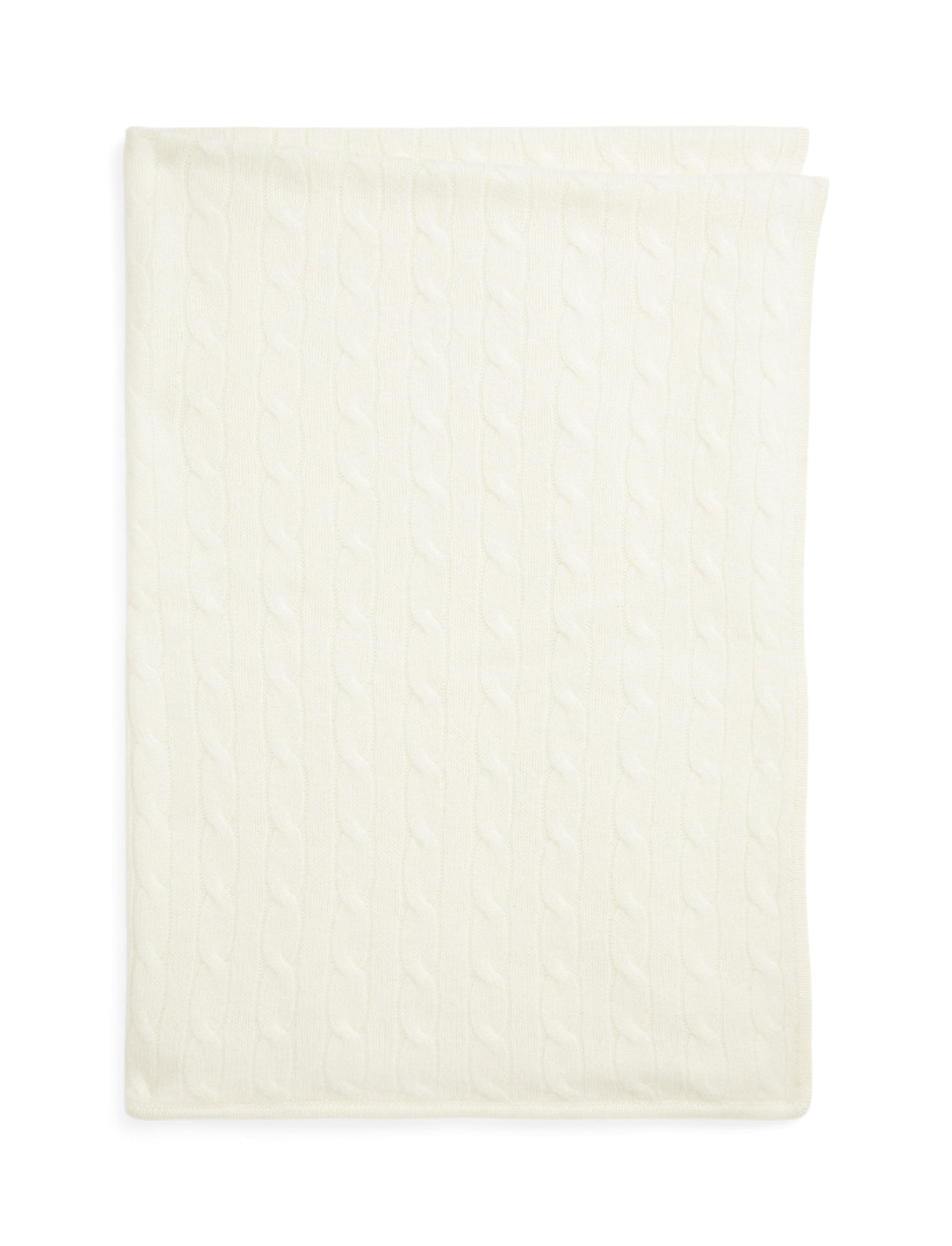 Cashmere Cable Knit Baby Blanket