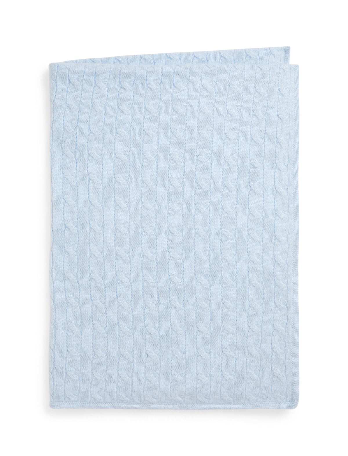 Cashmere Cable Knit Baby Blanket