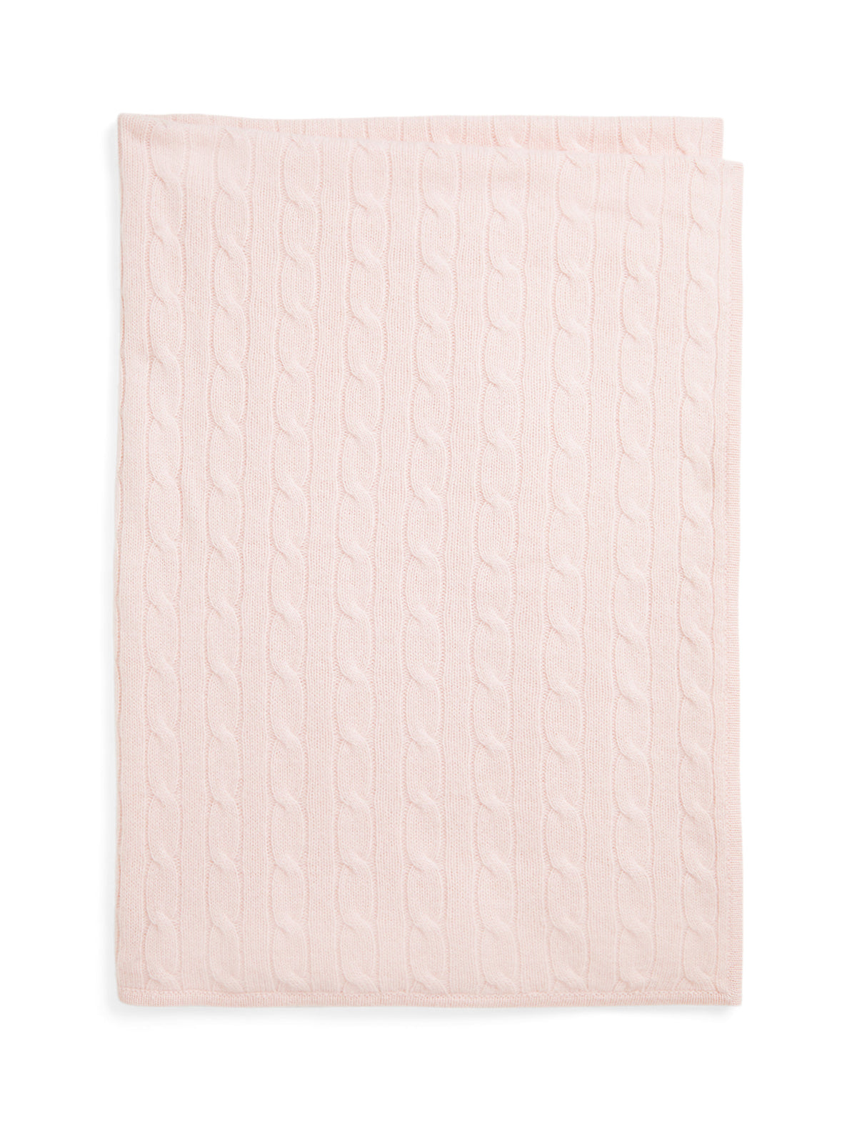 Cashmere Cable Knit Baby Blanket