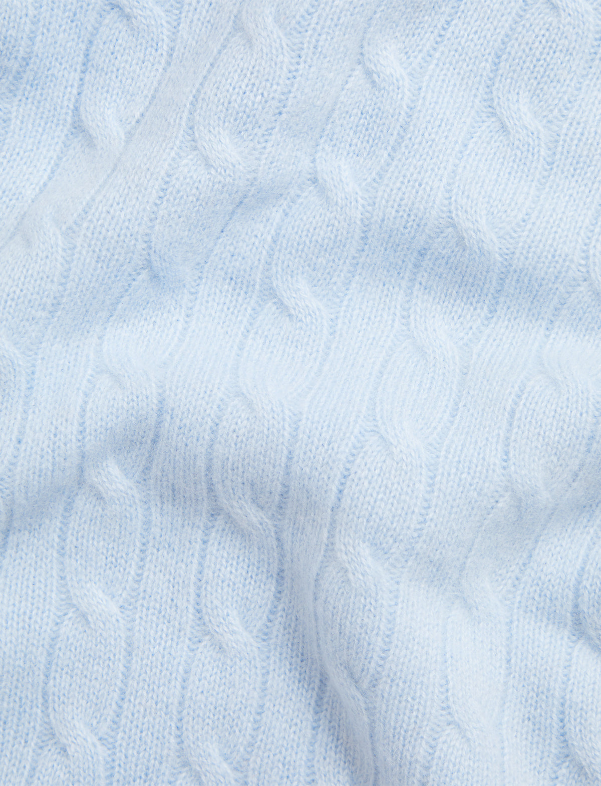 Cashmere Cable Knit Baby Blanket