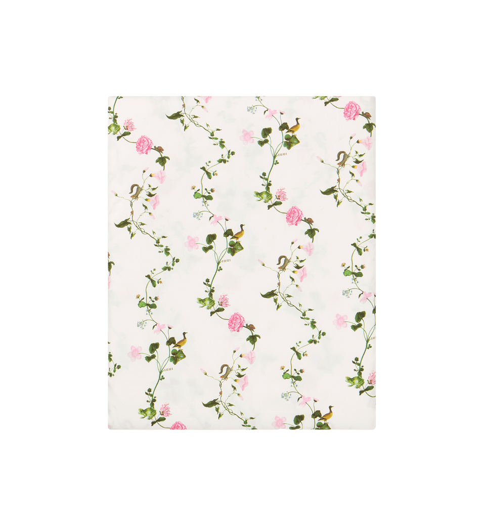 The Crib Sheet in Pink Pond Floral