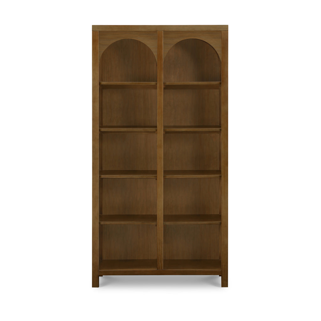 Eloise Assembled Bookcase in Natural Walnut