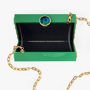 Basel Clutch in Green