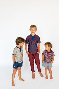 Warm-Up Joggers in Maroon