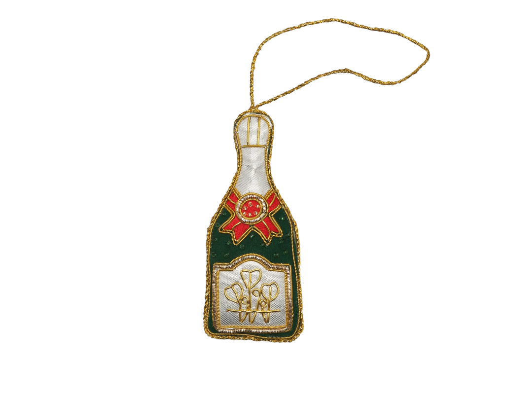 Champagne Bottle Ornament