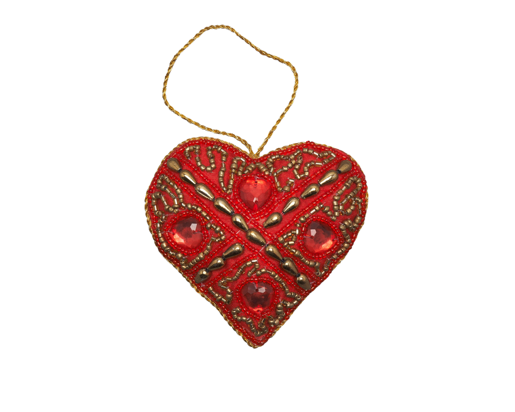 Red Heart Ornament