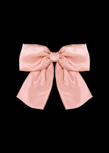 Tilly Bow Barrette in Peony