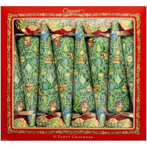 Christmas Tree Celebration Crackers, Set of 8
