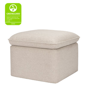 Cali Storage Ottoman in Eco-Performance Fabric | Water Repellent & Stain Resistant in Performance Beach Eco-Weave