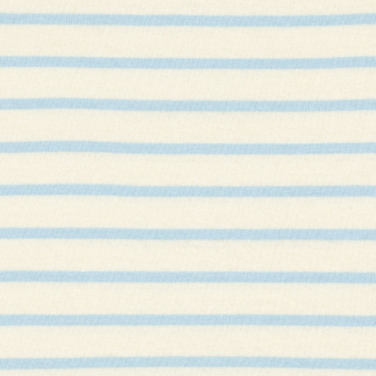 Unisex Cream And Powder Blue Stripe Shorts