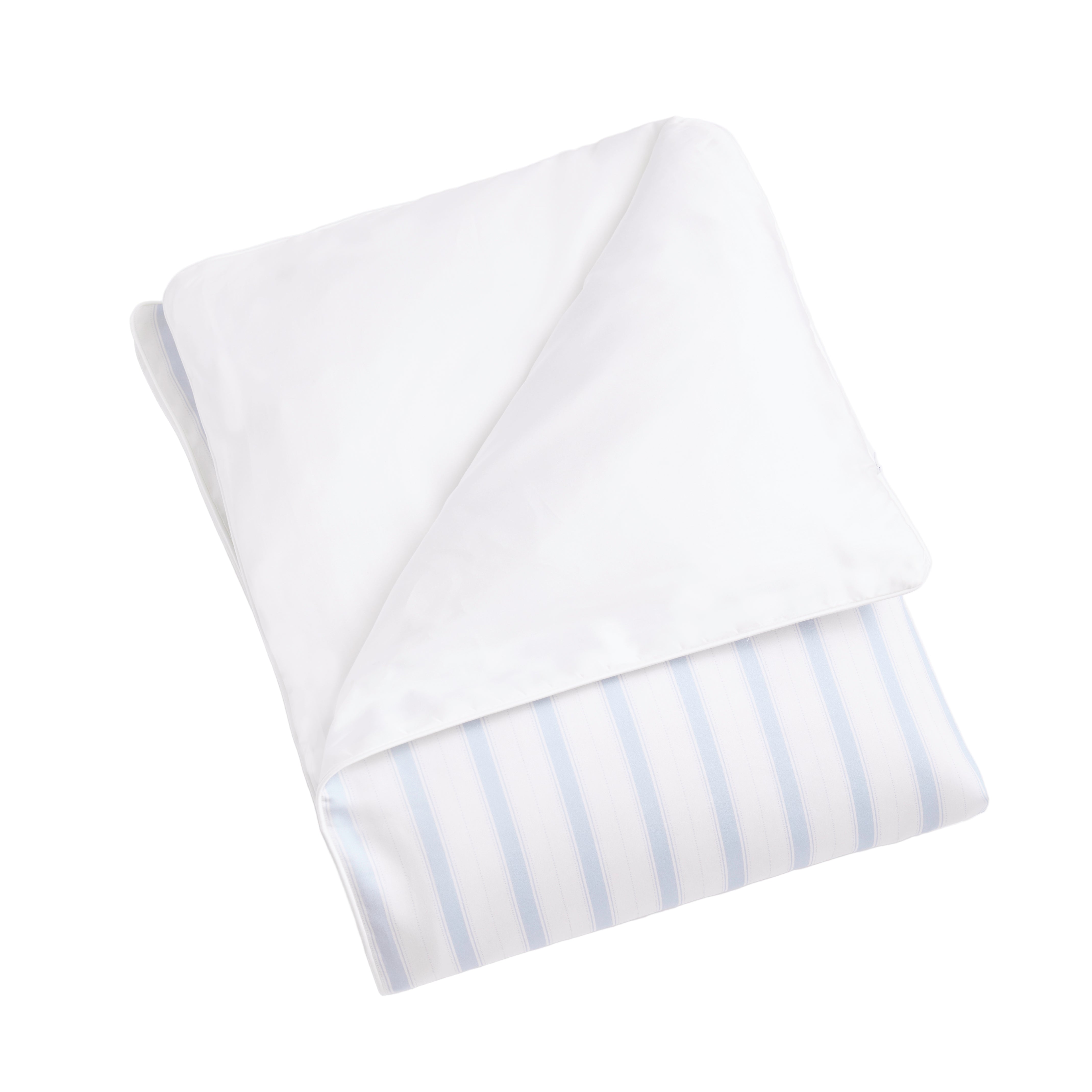 Baby Duvet Folded In Coastal stripes print