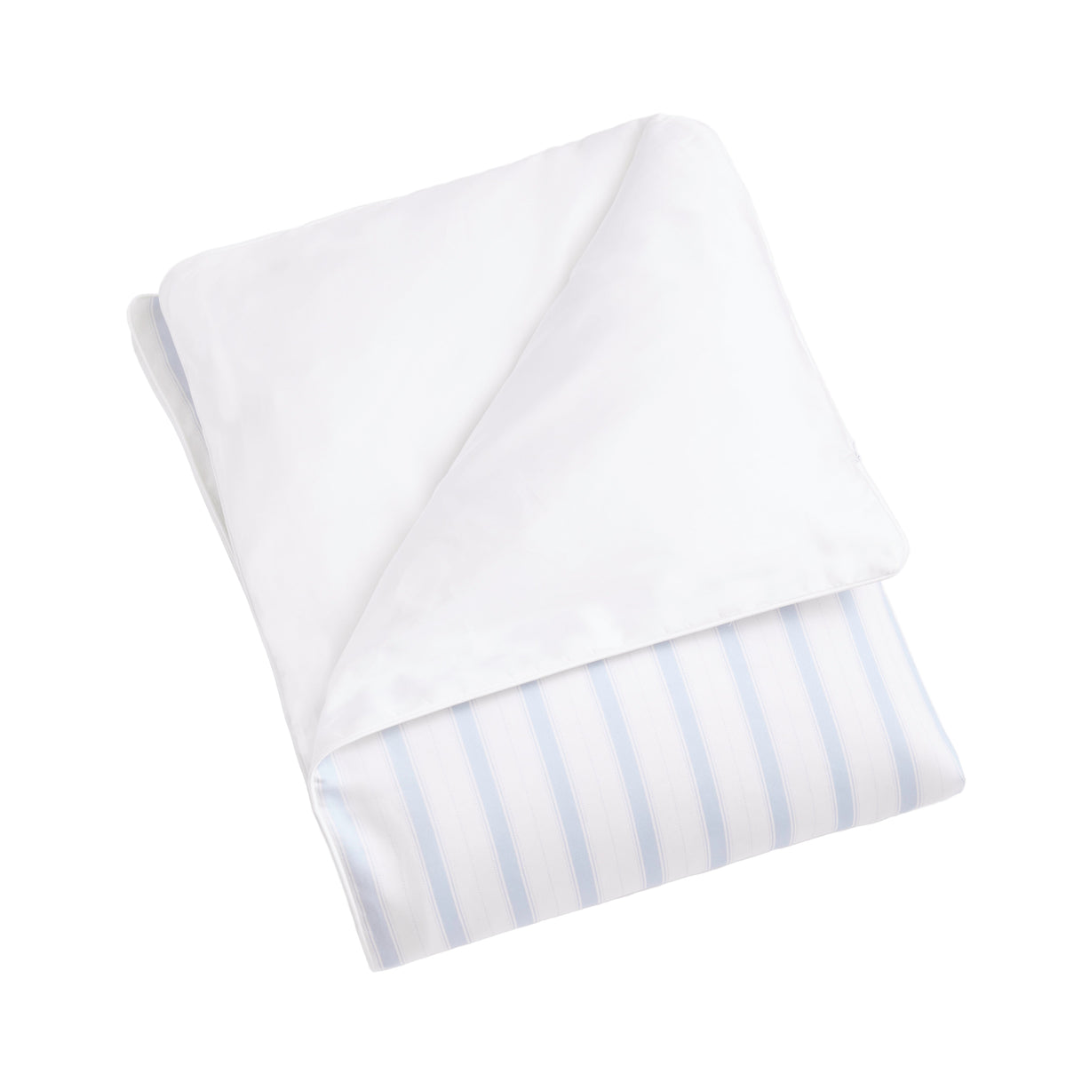 Baby Duvet Folded In Coastal stripes print