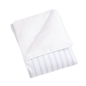 Baby Duvet Folded In Coastal stripes print
