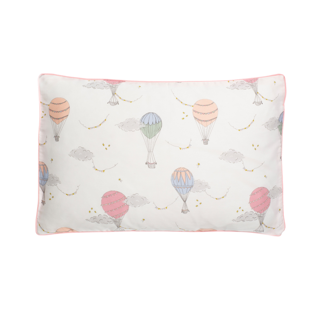 Touch The Sky Toddler Pillow in Pink