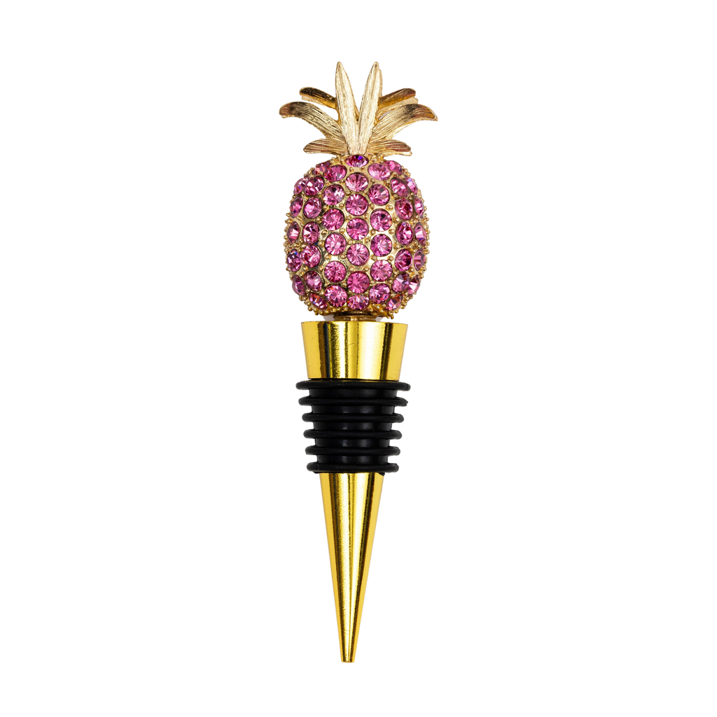 Pineapple Wine Stopper in Rose