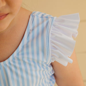 Kate Girl One Piece in Blue Stripes