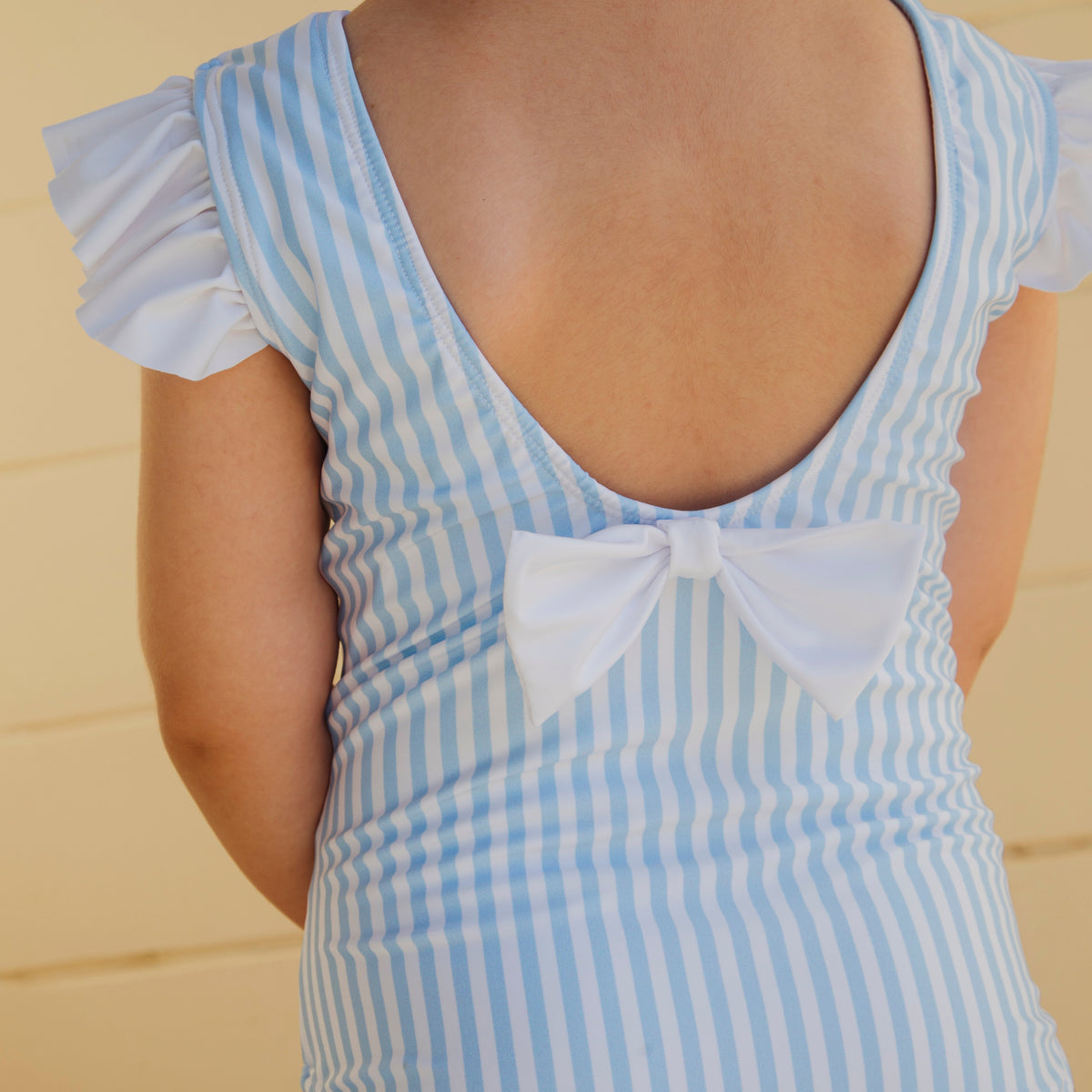 Kate Girl One Piece in Blue Stripes