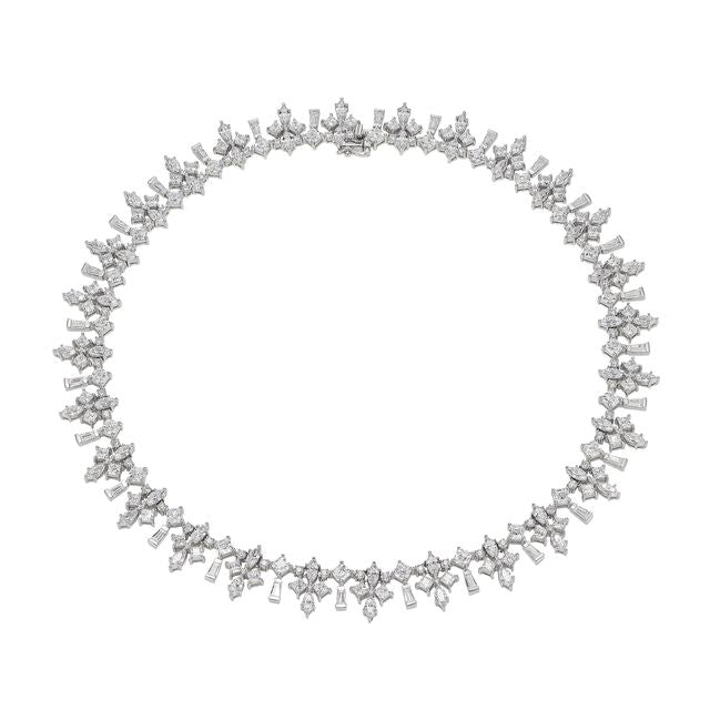 Diamond Fleur-De-Lys Necklace