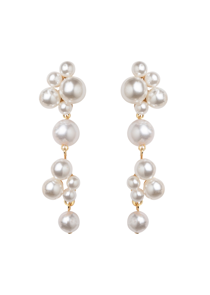 Pernilla Earrings in Pearl