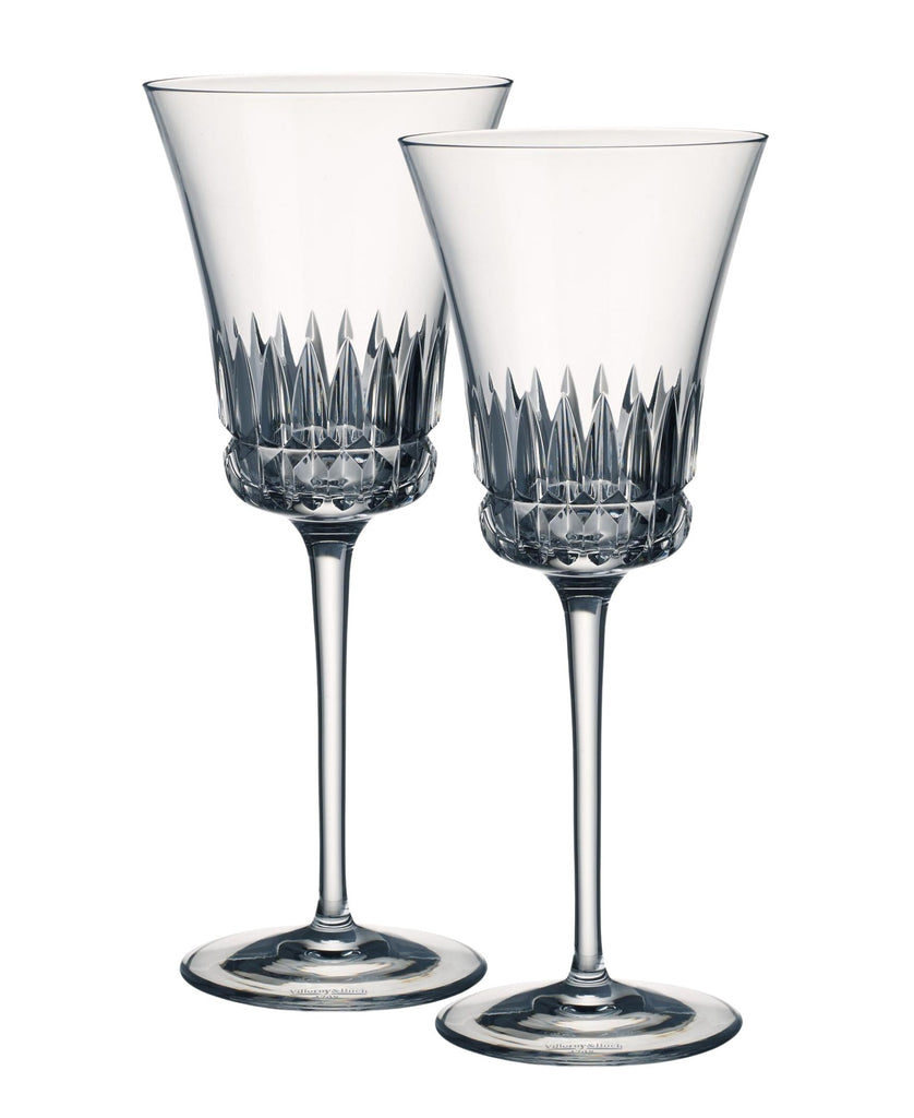 Grand Royal Red Wine Pair in Clear, Set of 2