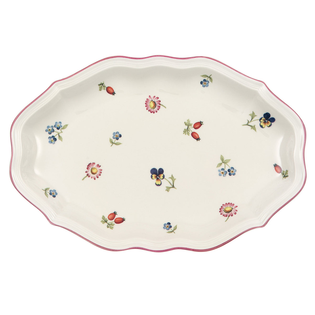 Petite Fleur Pickle Dish in Multi