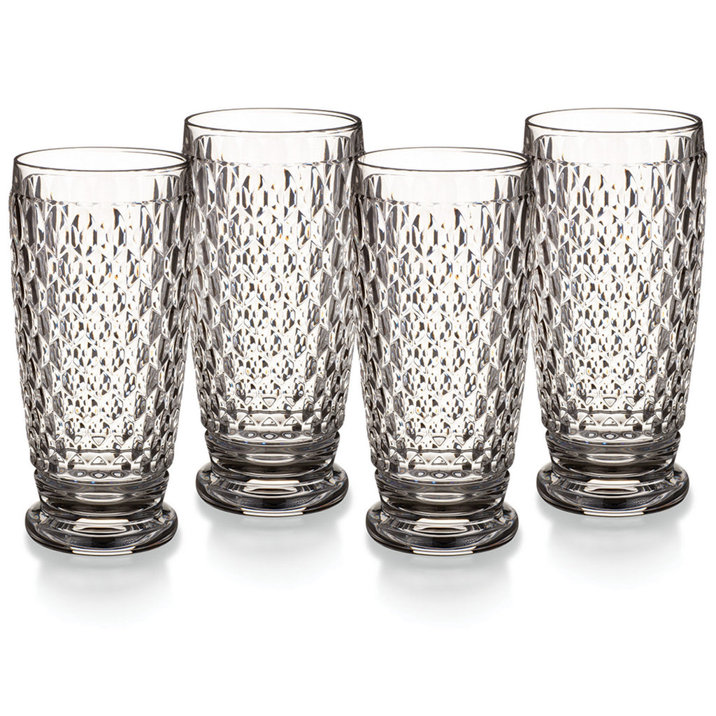 Boston Highball / Tumbler in Clear, Set of 4