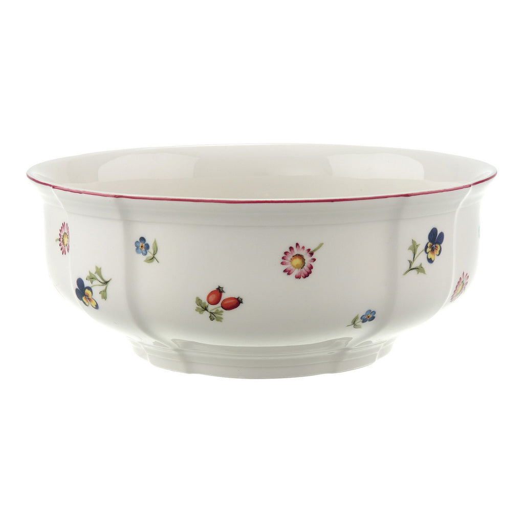 Petite Fleur Round Vegetable Bowl in Multi