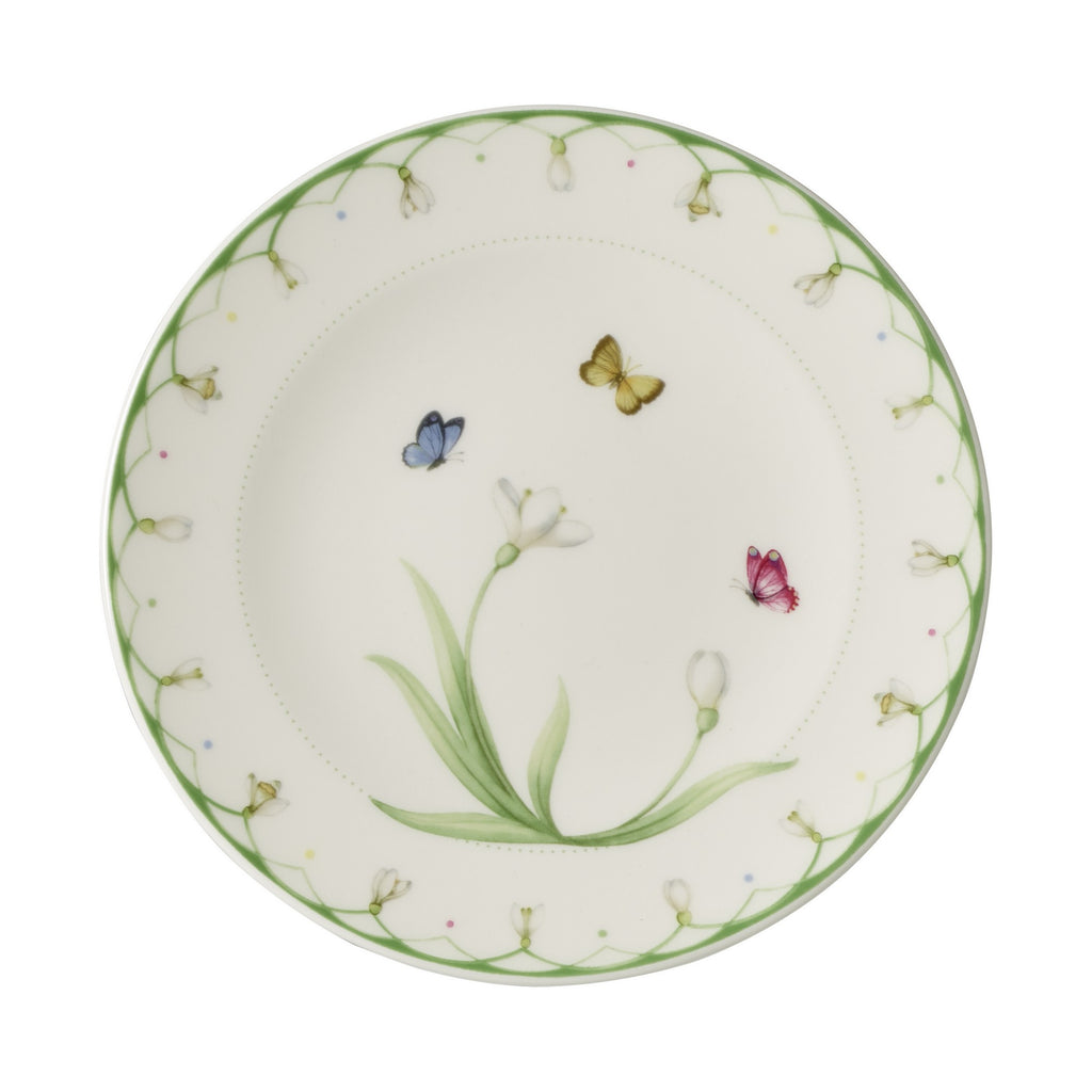 Colourful Spring Bread & Butter Plate in Multi
