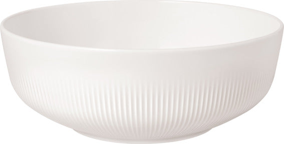 Afina 9.5" Salad Bowl in White