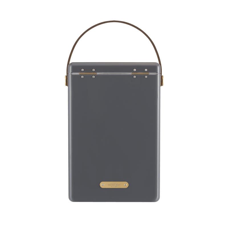 Drinks Box in Oyster Grey