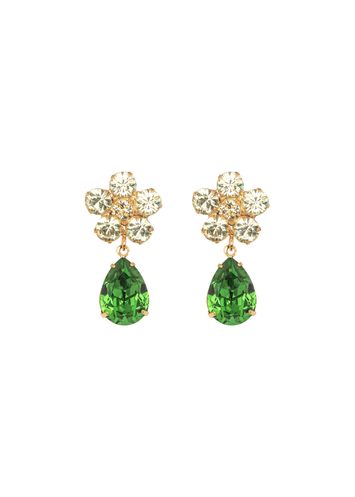 Janna Earrings in Fern