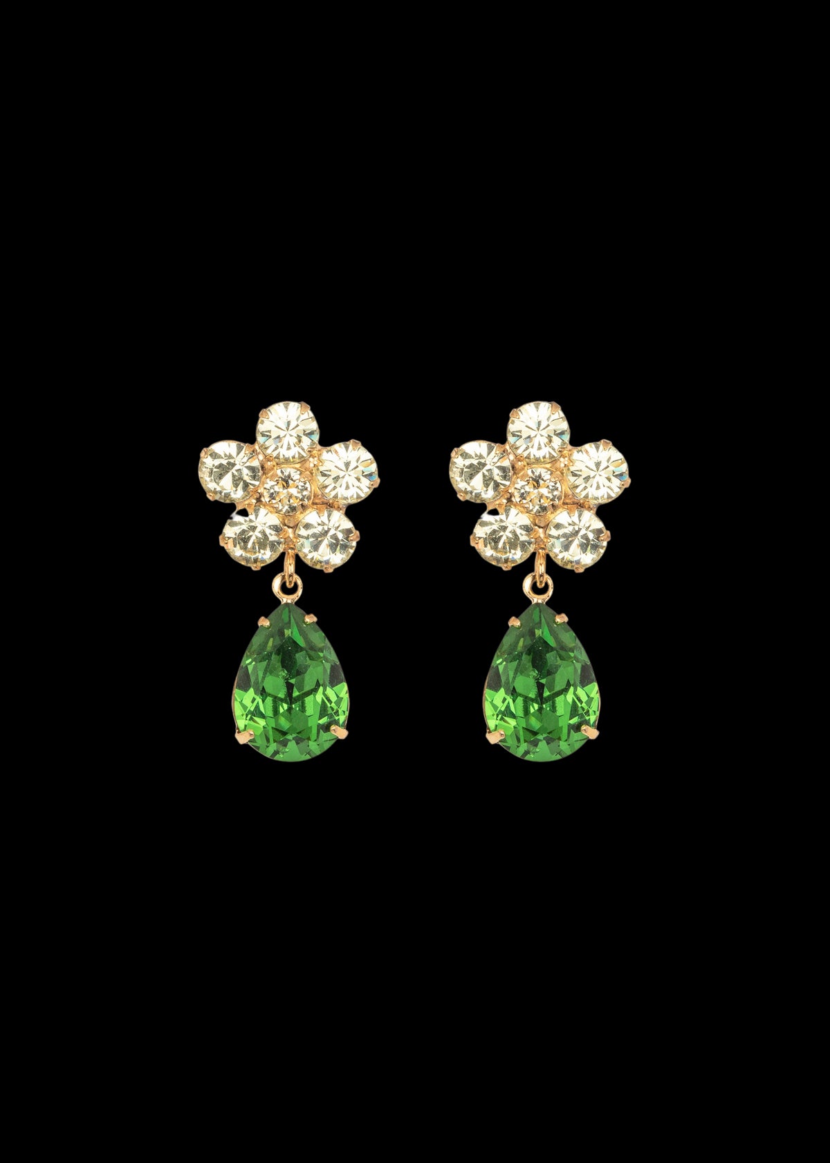 Janna Earrings in Fern