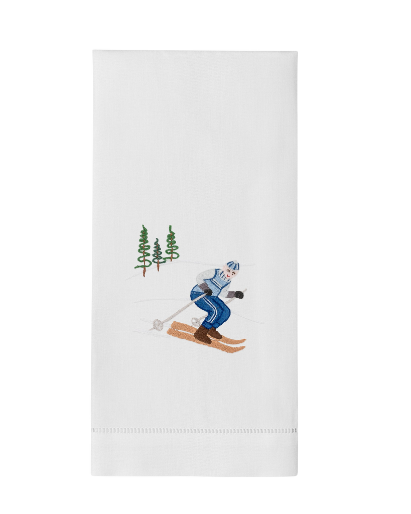 Skier Jack Hand Towel